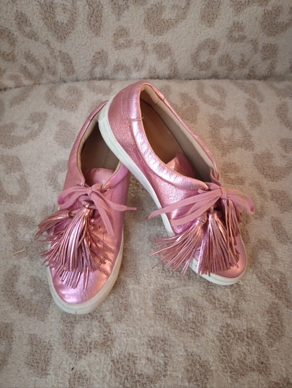 Loeffler Randall Leather Lace Up Shoes
